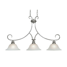 Golden Canada 6005-10 PW - Wry Lighting Lancaster 3-light Pendant in Pewter